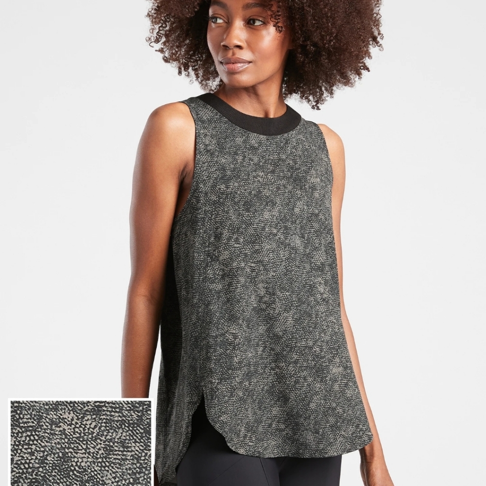 NWT Athleta Zephyr Print Tank